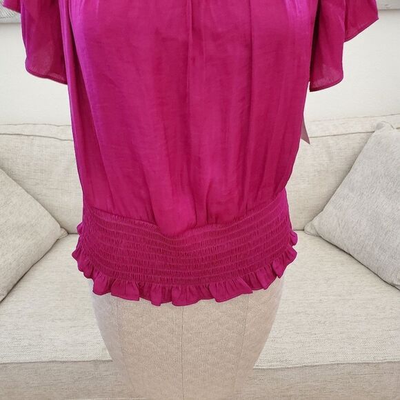 INC International Concepts Smocked Convertible Top - Picture 4 of 11